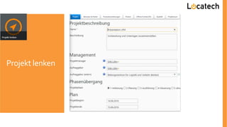 Projekt lenken
 