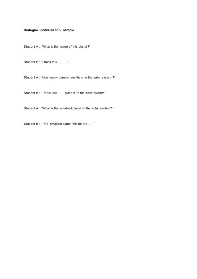 English Year 4 Listening And Speaking Lesson Plan