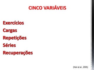 CINCO VARIÁVEIS




                  (Hori et al., 2005)
 