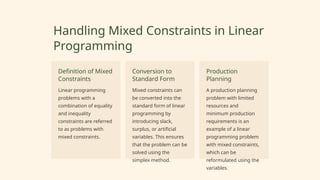 Linerar Programming Model presentation.pptx
