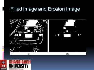Filled image and Erosion Image
 