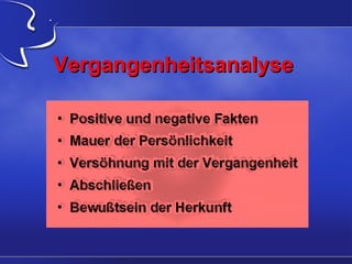 Vergangenheitsanalyse

 
