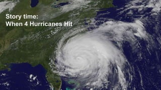 Story time:
When 4 Hurricanes Hit
 