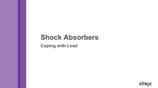 Shock Absorbers
Coping with Load
 