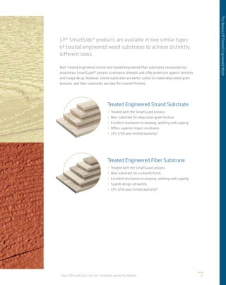 Lp Smartside Coverage Chart.pdf Lp smartside siding catalog scottish home improvement denver | PDF