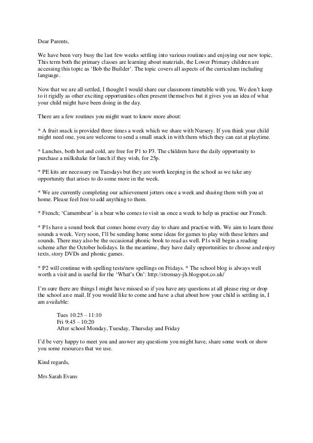 Lp Term 1 Parent Letter 1