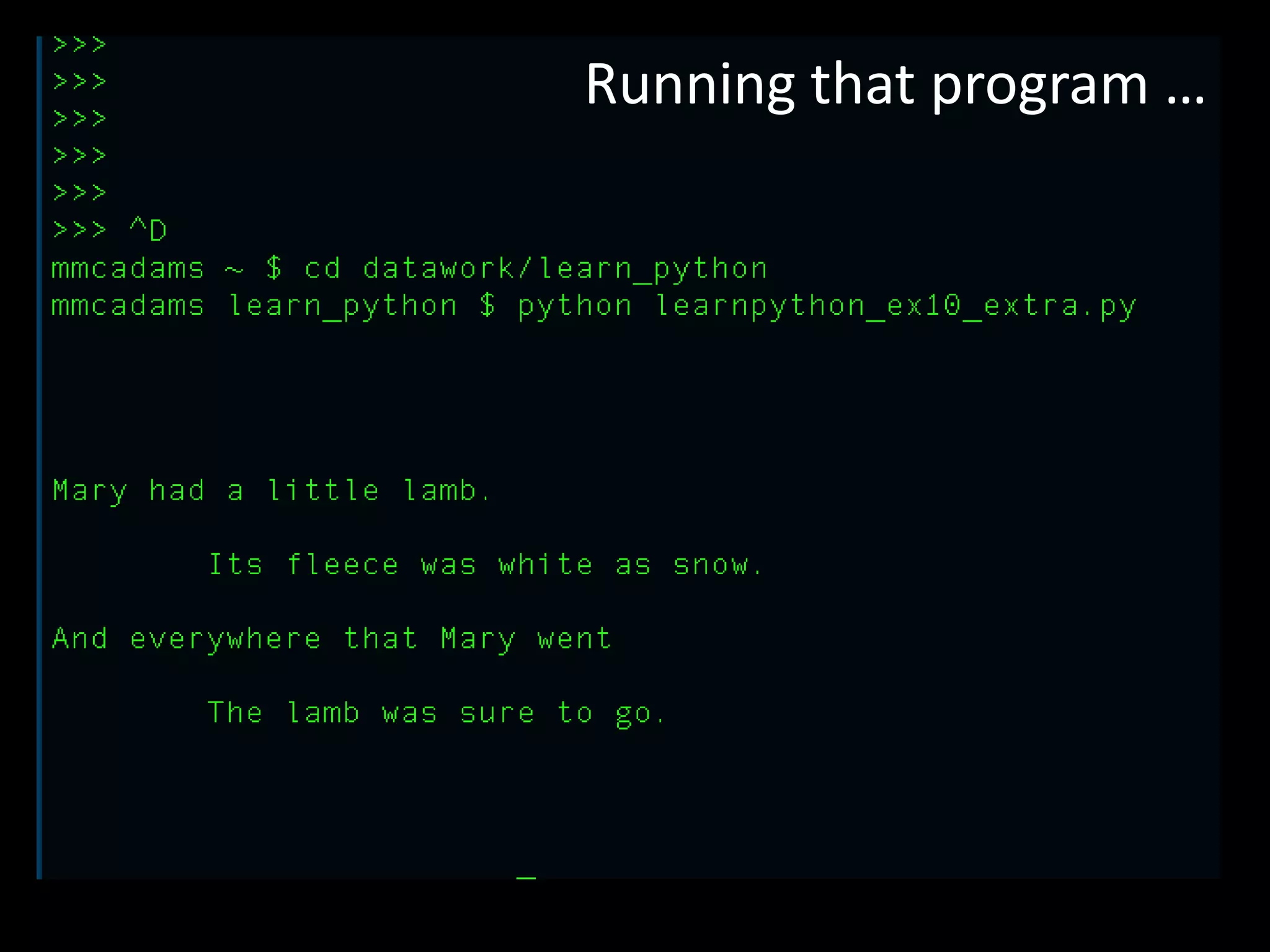 Running that program …

 