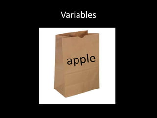Variables

 