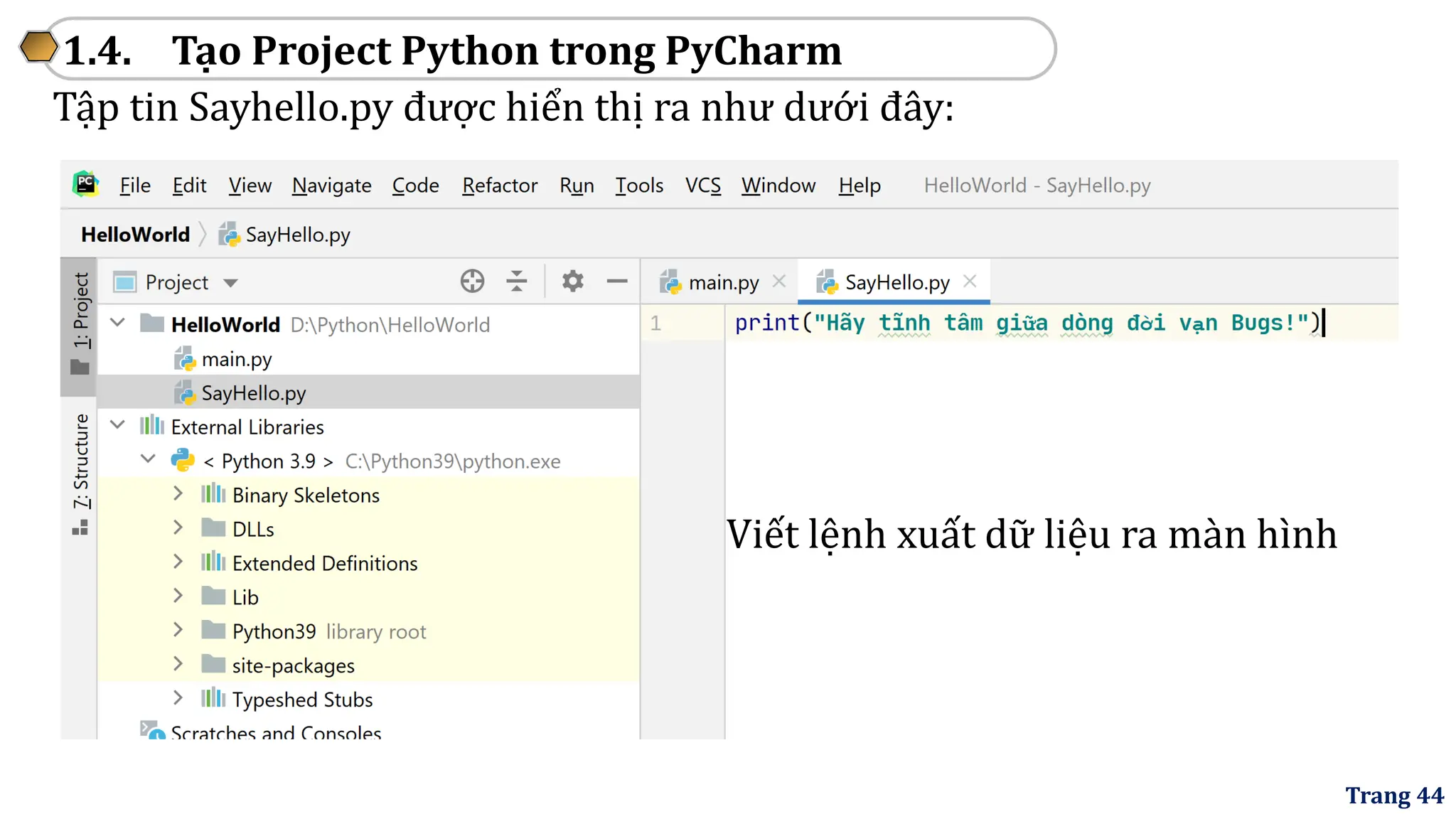 Ky thuat Lap trinh voi Python - Tran Duy Thanh | PDF