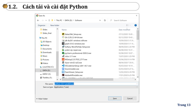 Ky thuat Lap trinh voi Python - Tran Duy Thanh | PDF