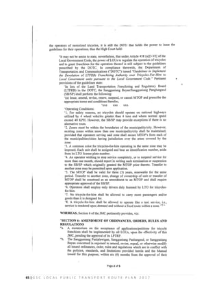 65 | G S C L O C A L P U B L I C T R A N S P O R T R O U T E P L A N 2 0 1 7
 