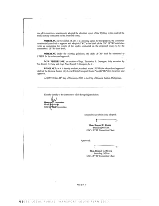 72 | G S C L O C A L P U B L I C T R A N S P O R T R O U T E P L A N 2 0 1 7
 