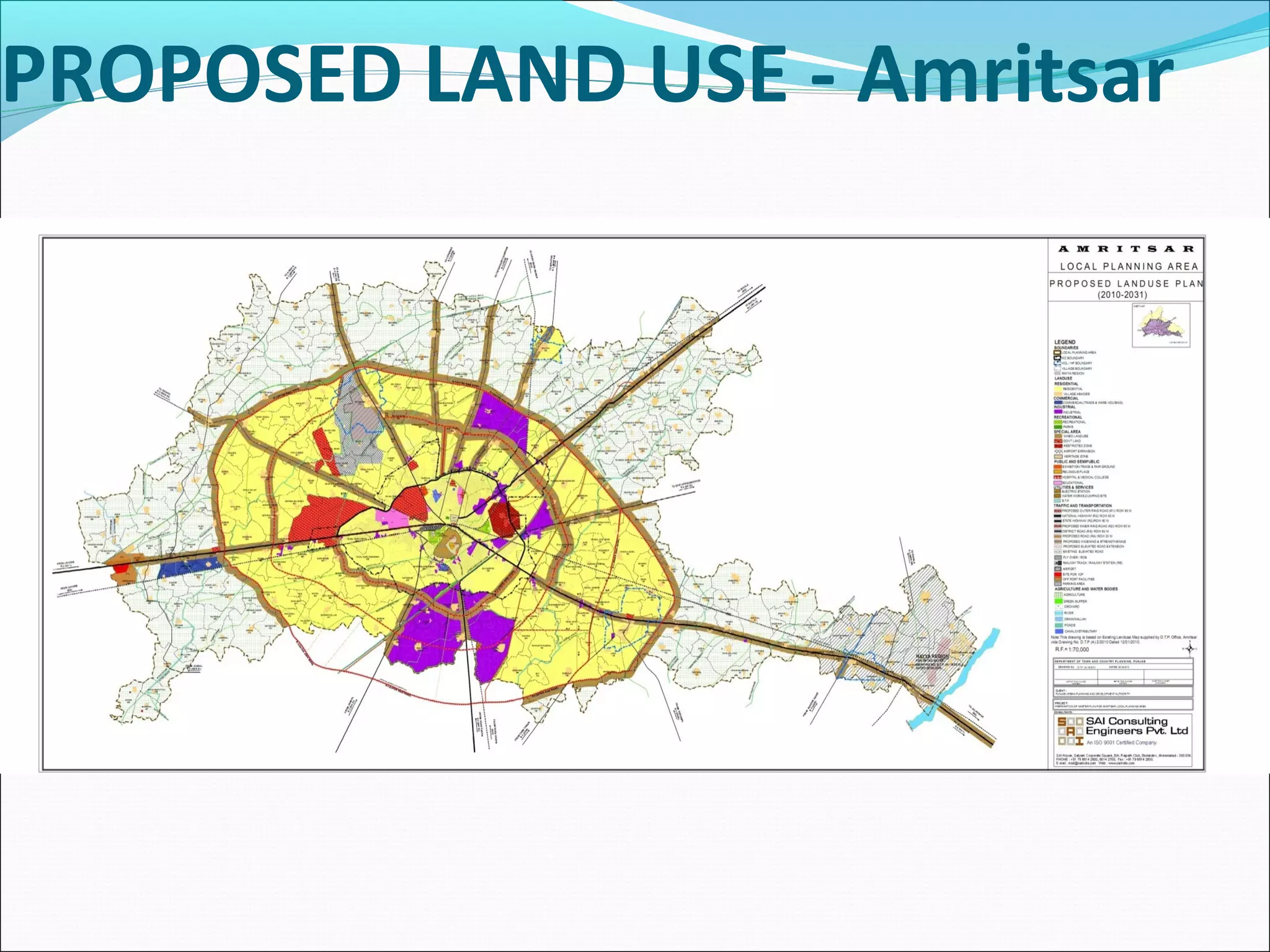 PROPOSED LAND USE - Amritsar
 