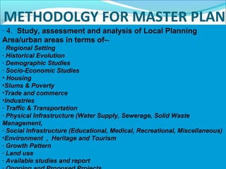 Methodology for Preparation of Master Plan | PPT