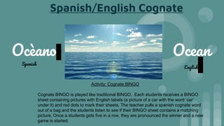 Spanish/english cognate | PPT