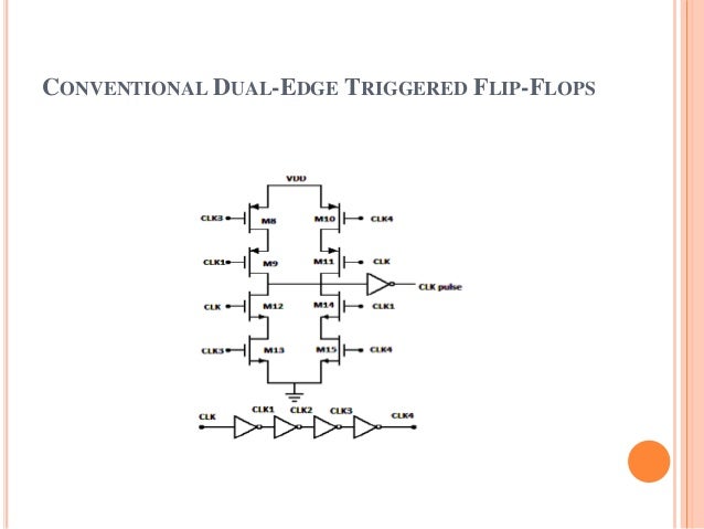 double edge triggered flip flop power dissipation