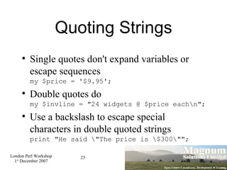 Quoting Strings ,[object Object],[object Object],[object Object]