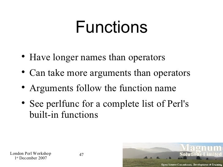 argument perl function LPW: Beginners Perl argument perl function LPW: Beginners Perl