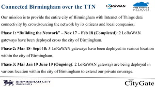 CityGate - IoT platform and smart lorawan applications in Birmingham | PDF