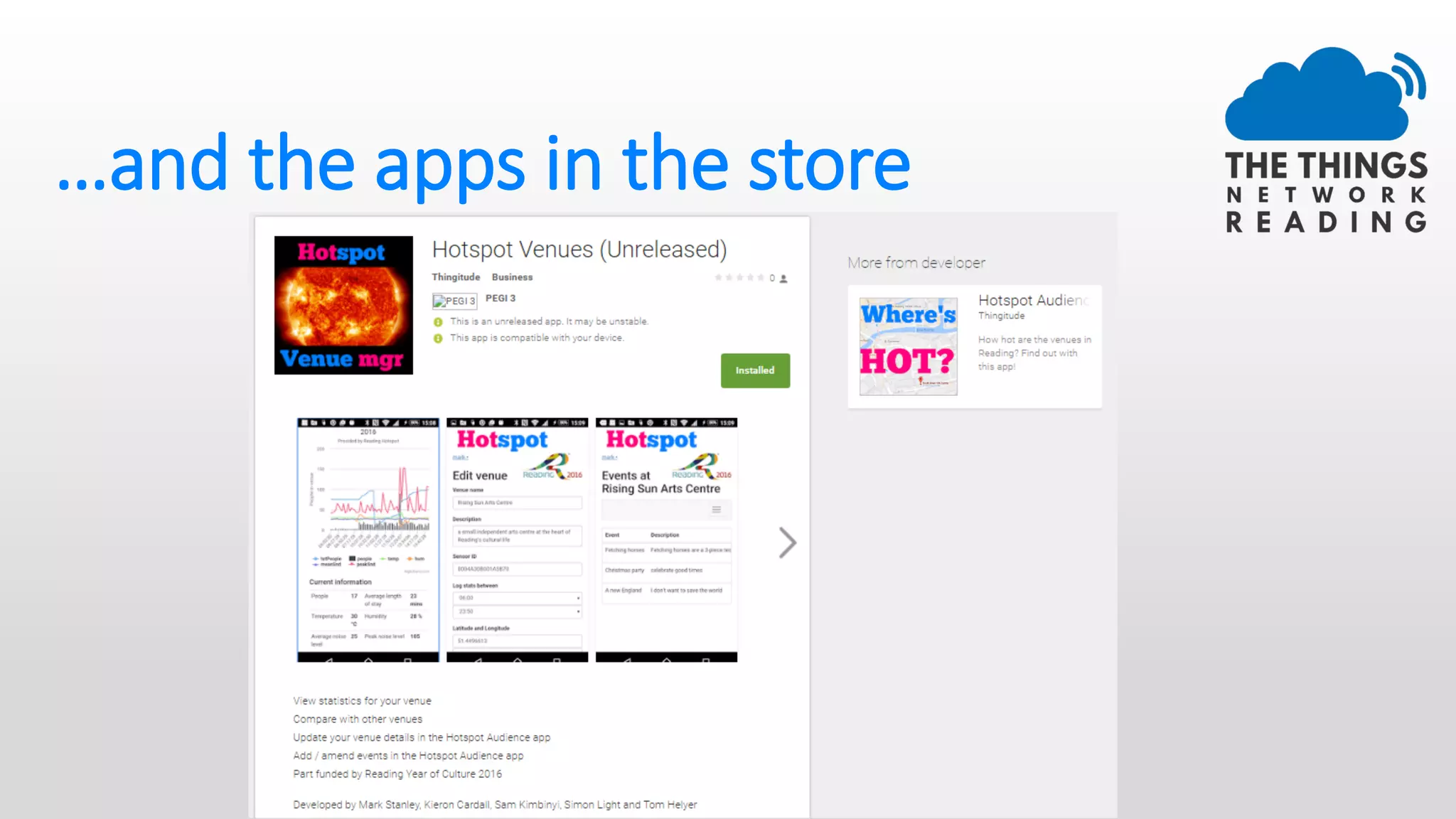 …and the apps in the store
 