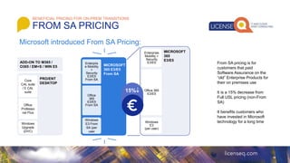 Microsoft Cloud Services Licensing | PPTX