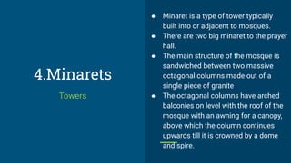Elements of mosque architecture | PDF