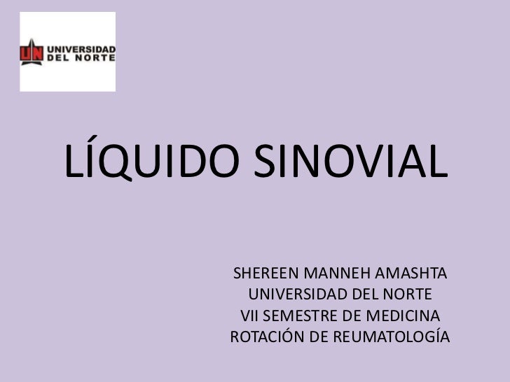 Líquido sinovial
