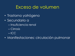 CALCULO DE LIQUIDOSSe sugiere calcular los requerimientos de agua aportando 1500mL de agua por cada m2 de superficie corporal.( peso         4)        7       Peso        90 