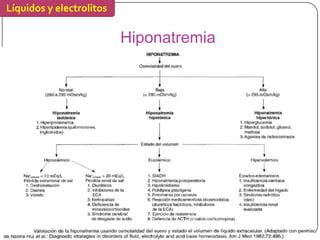 Líquidos y electrolitos

                          Hiponatremia
 