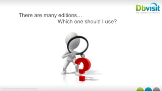 © 2015 Dbvisit Software Limited | dbvisit.com
There are many editions…
Which one should I use?
 