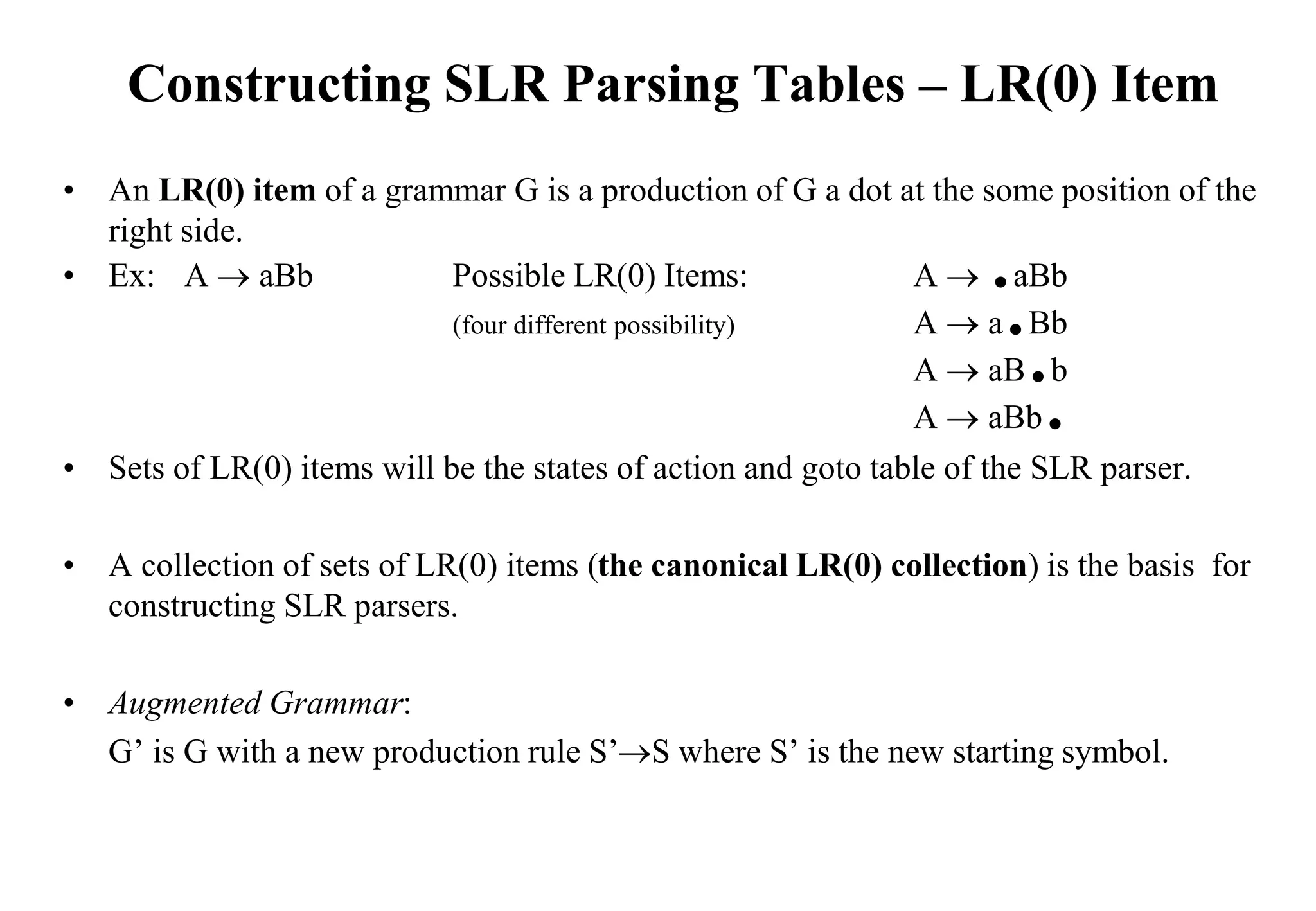 LR-Parsing.ppt | Programming Languages | Computing