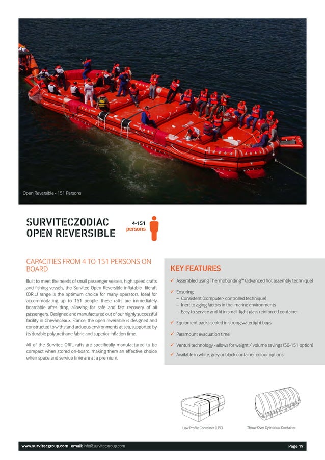 Survitec R Dl Life Rafts Survitec Liferaft Brochure | PDF