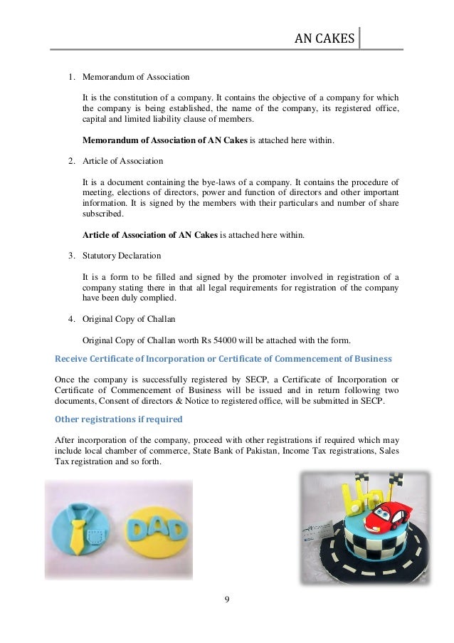 LEGAL OBLIGATIONS & REQUIREMENTS FOR ESTABLISHING A Bakery & Confecti…