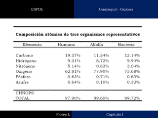 Capitulo I 
Flores L 
Guayaquil - Guayas 
ESPOL  