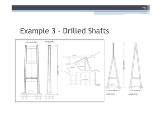78




Example 3 - Drilled Shafts
 