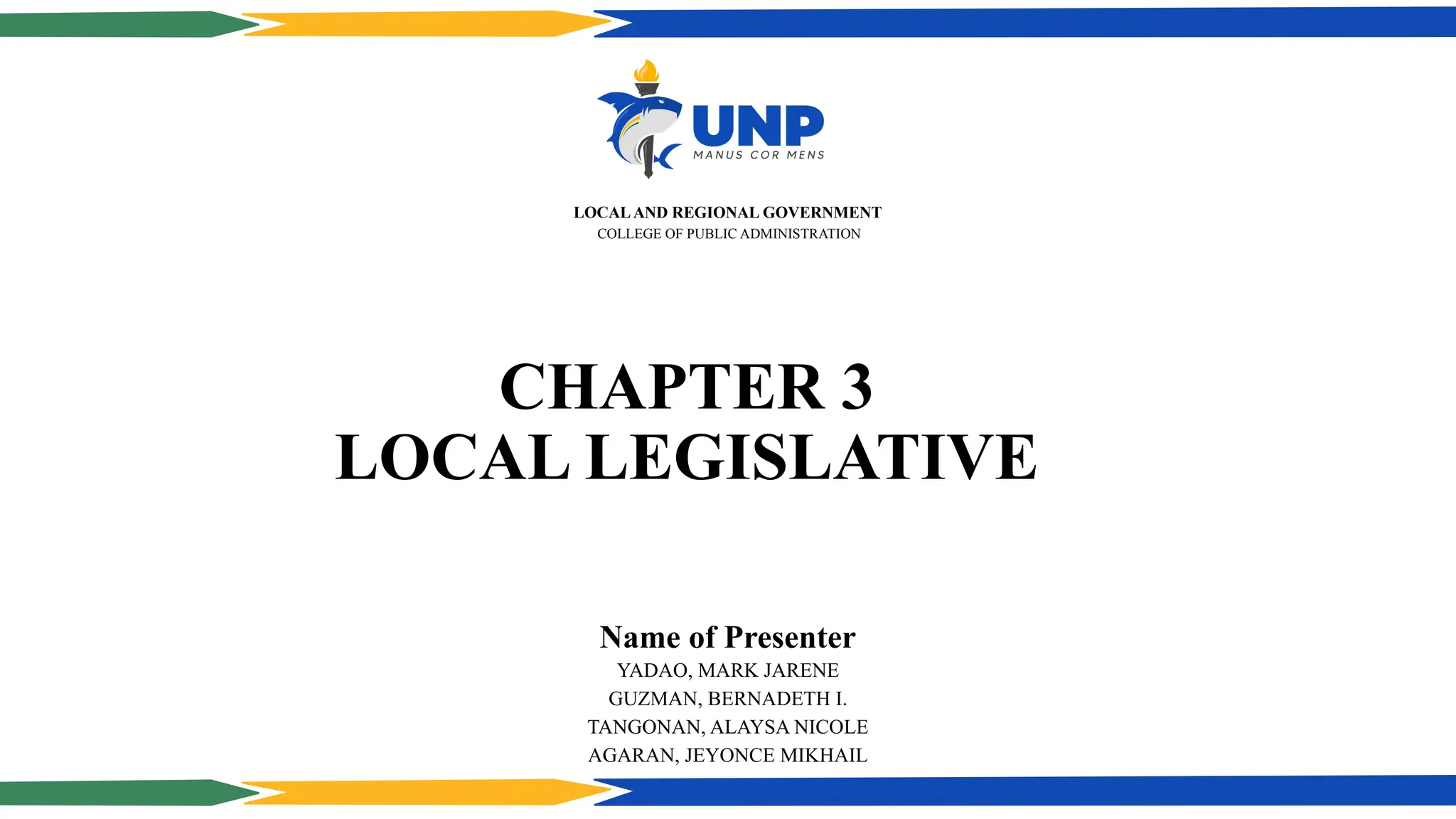 Local legislative. Public Administration | PPTX