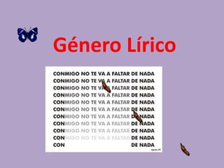 Género Lírico 