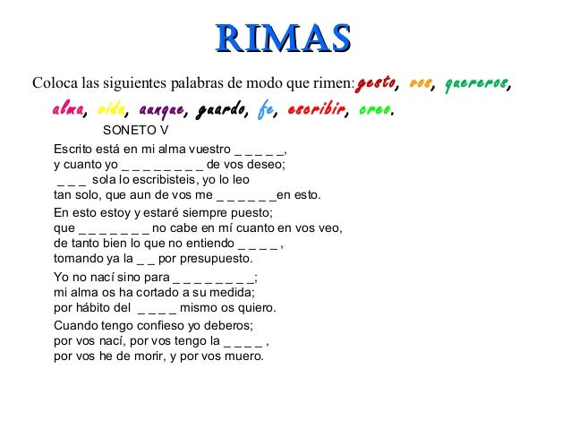 Lírica Renacentista