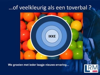 of veelkleurig als een toverbal ?



                              IKKE




We groeien met ieder laagje nieuwe ervaring...
 