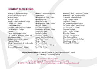 London's Learning: A Manifesto for the Mayor from the Capital's Colleges |  PPT