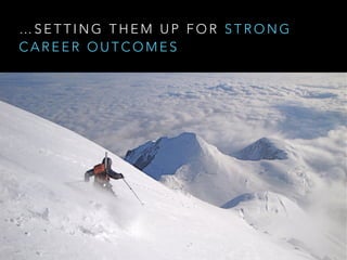 … S E T T I N G T H E M U P F O R S T R O N G
C A R E E R O U T C O M E S
 