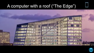 A computer with a roof (“The Edge”)
 
