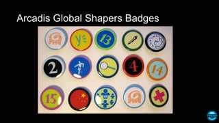 Arcadis Global Shapers Badges
 