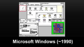 Microsoft Windows (~1990)
 