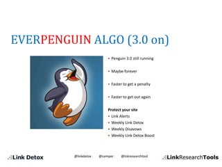 Link Analysis in a Penguin and Disavow World