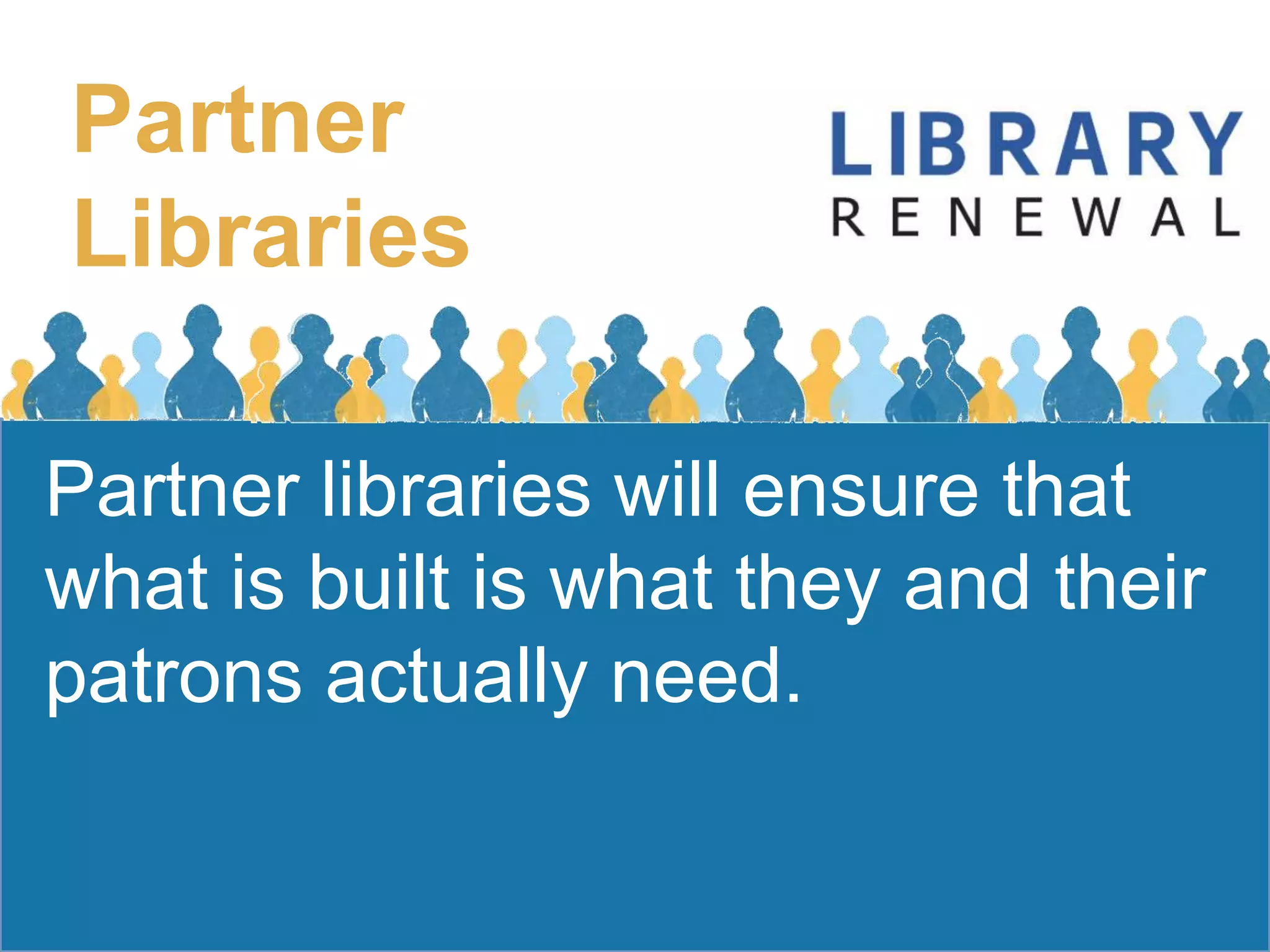 Advocates and PartnerLibraries