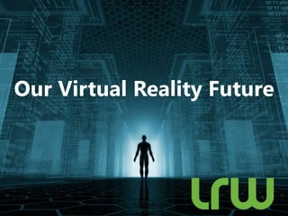 1 Confidential | © 2014 Lieberman Research Worldwide, Inc.
Our Virtual Reality Future
 