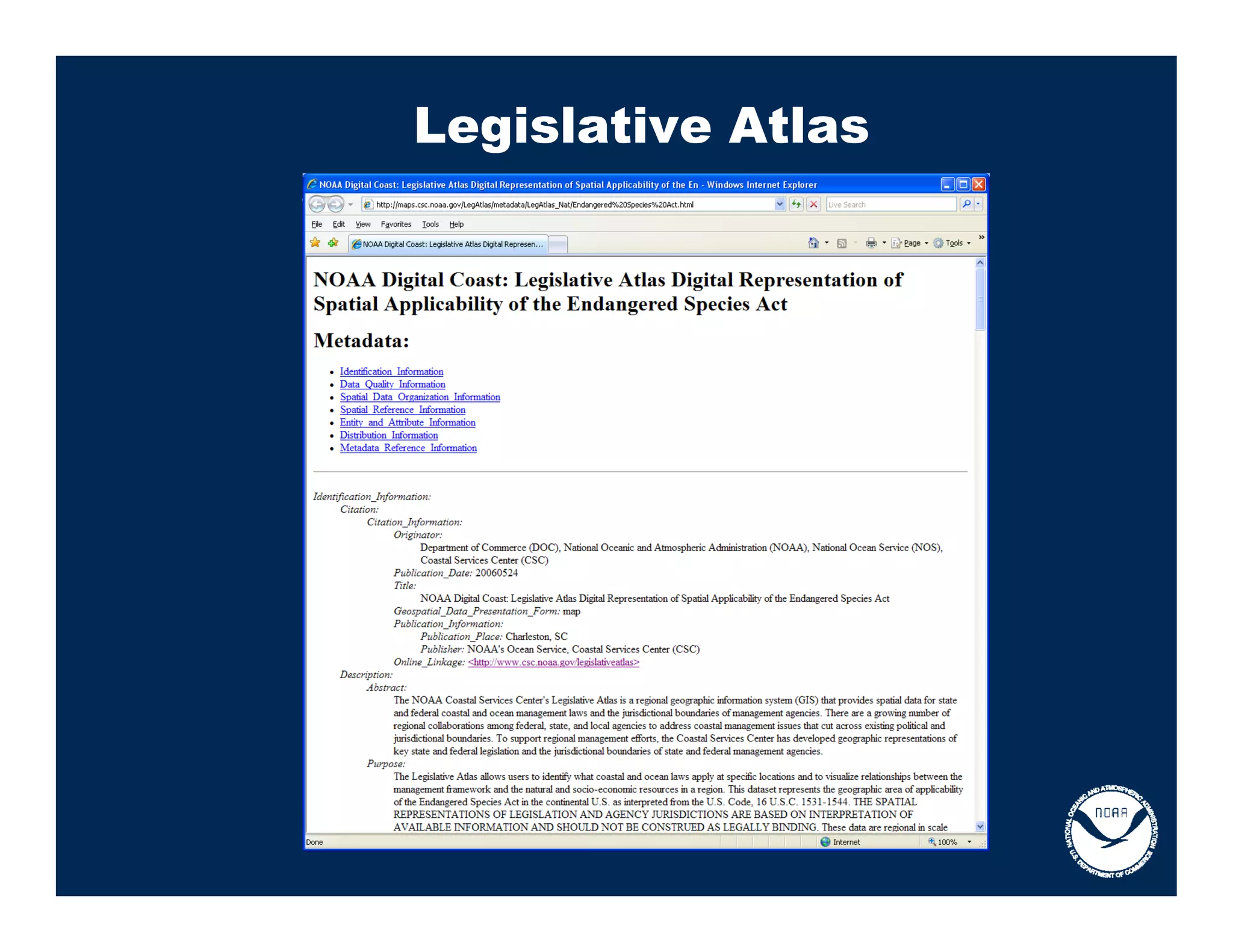 Legislative Atlas
 