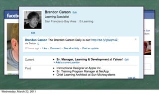 Wednesday, March 23, 2011
 