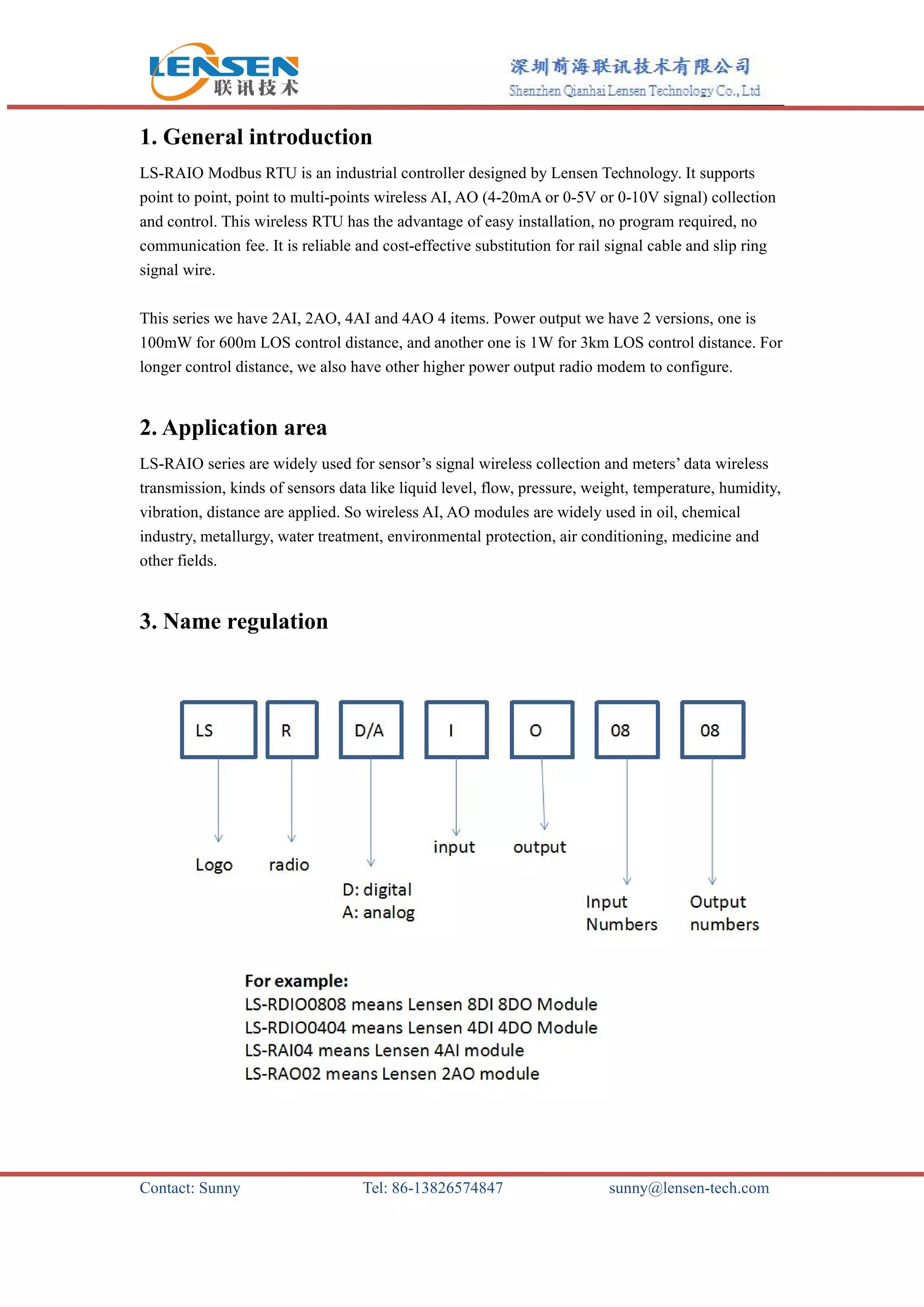 wireless analog I/O module | PDF
